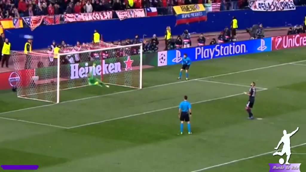 The decisive penalty for Atl�tico-Bayern