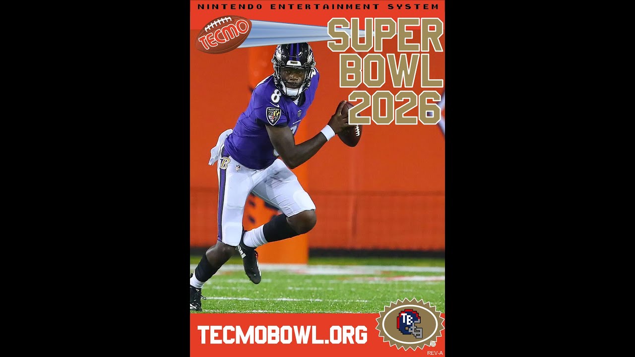 Tecmo Super Bowl 2026 (NES) - New England Patriots vs. Seattle Seahawks