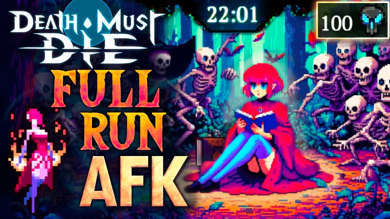 Full Run AFK, 100 Darkness, Sorceress (Merris), LVL 1 | Death Must Die