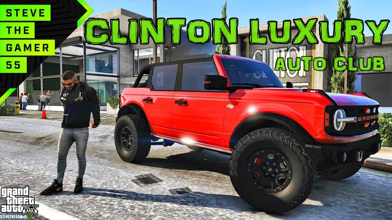 GTA 5 mods Clinton Luxury Auto Club (GTA 5 PC REAL LIFE MODS)