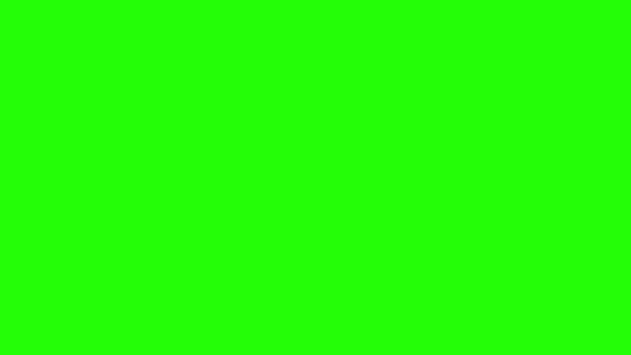 1 hour of solid Green Screen Chroma Key