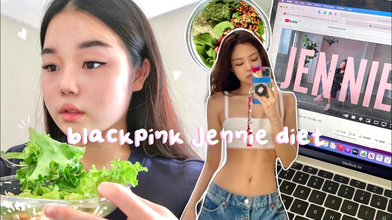 Eating like blackpink JENNIE for 3 days (korean recipes)