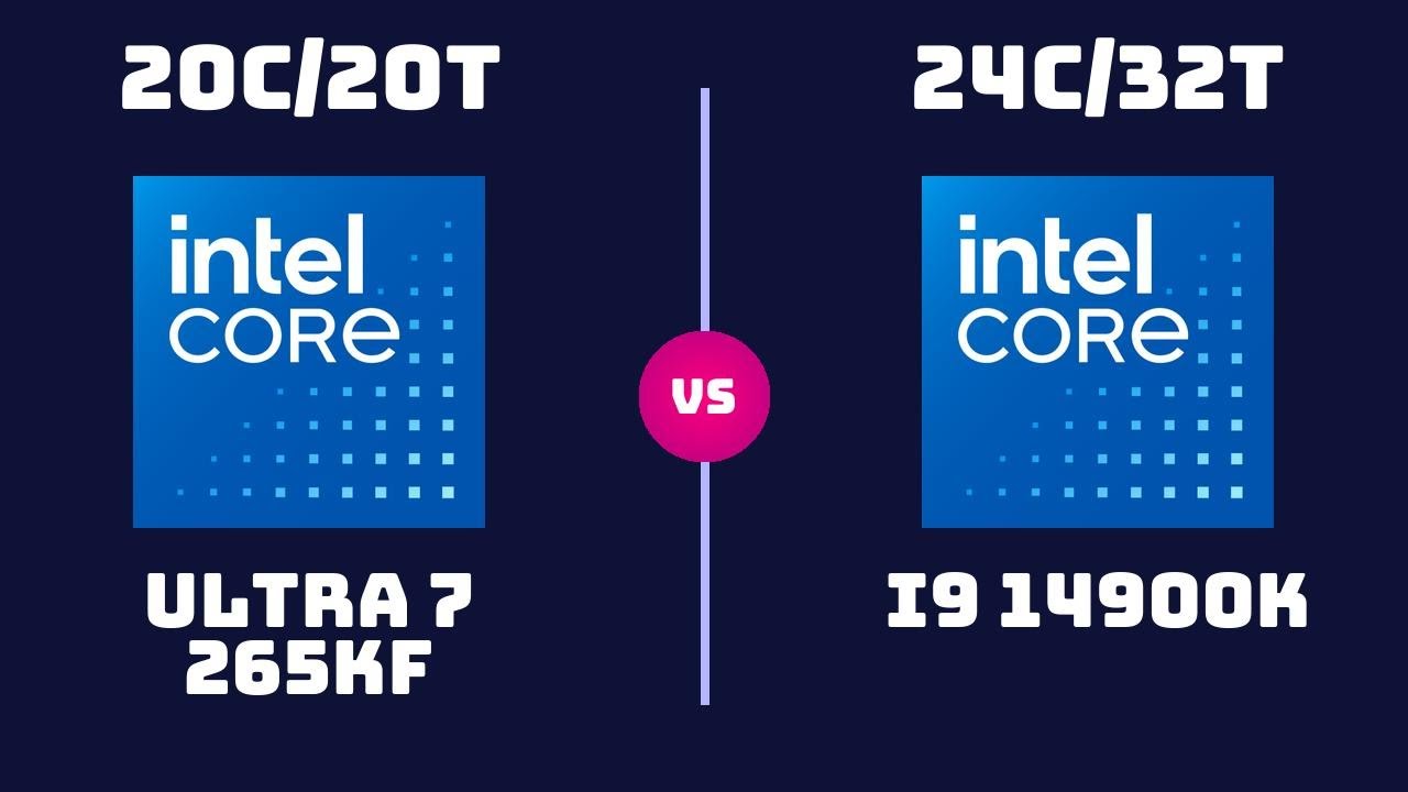 Intel Core Ultra 7 265KF vs Intel Core i9 14900K &ndash; CPU Comparison