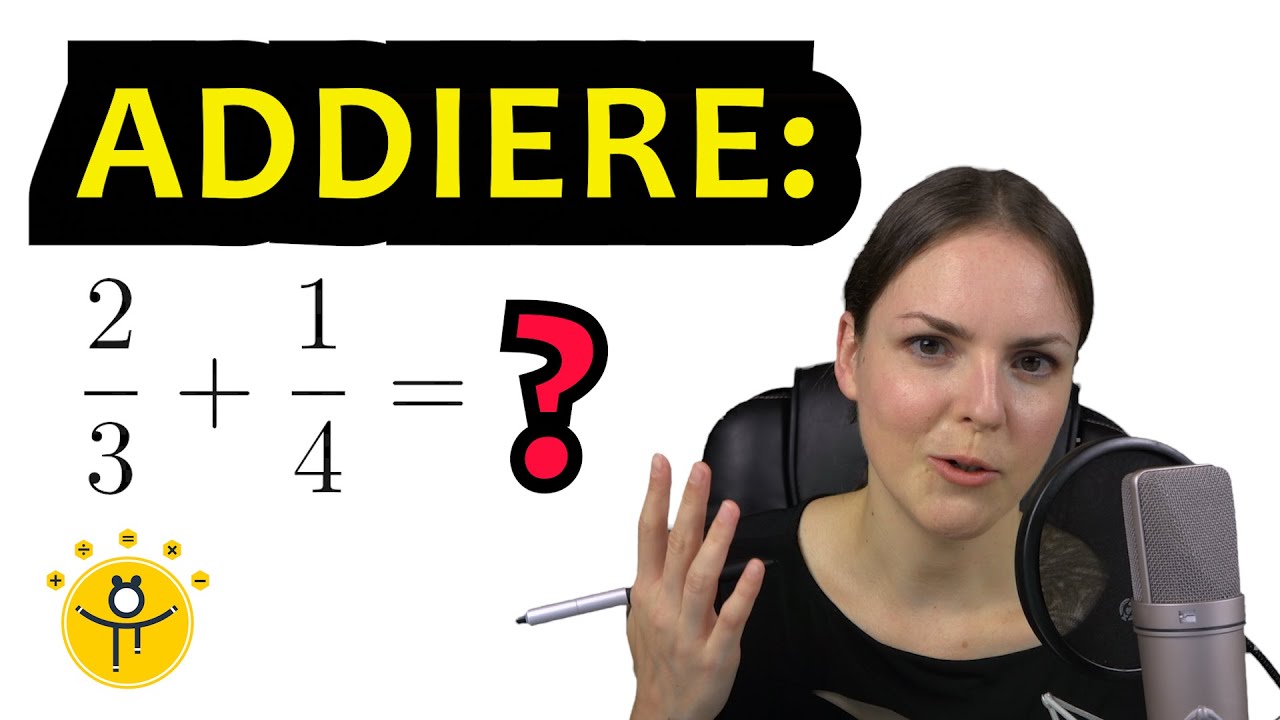 BRÜCHE ADDIEREN einfach erklärt – Rationale Zahlen plus rechnen, viele Beispiele