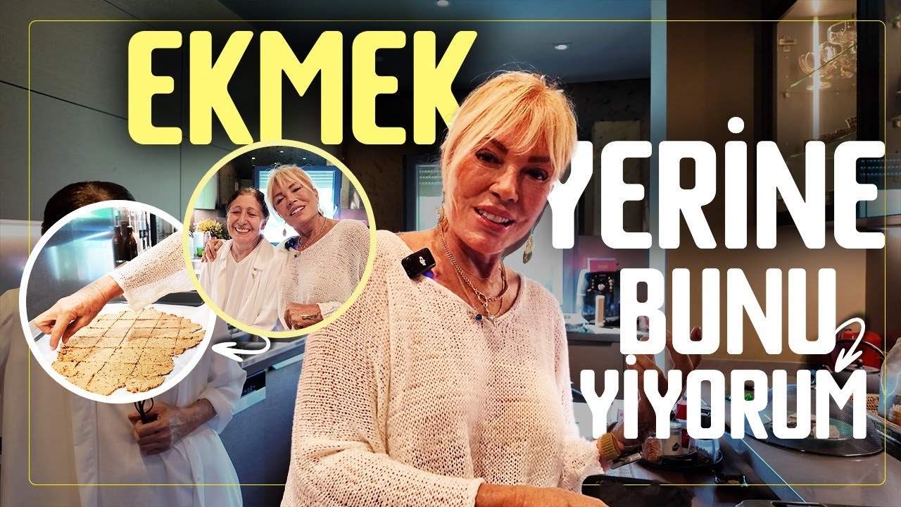 Ekmek Yerine Bunu Yiyorum: Tuzlu Fit Kraker Tarifi 🥨 | Semiramis Pekkan