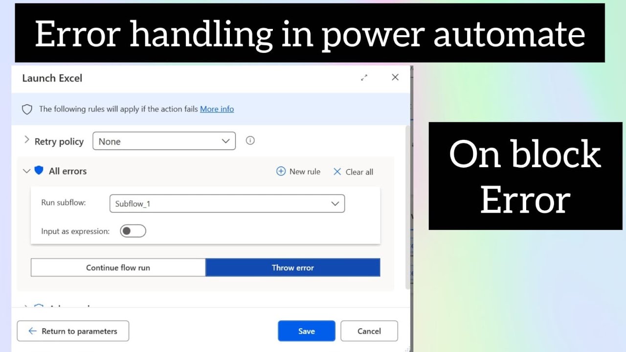 Error Handling in Power Automate