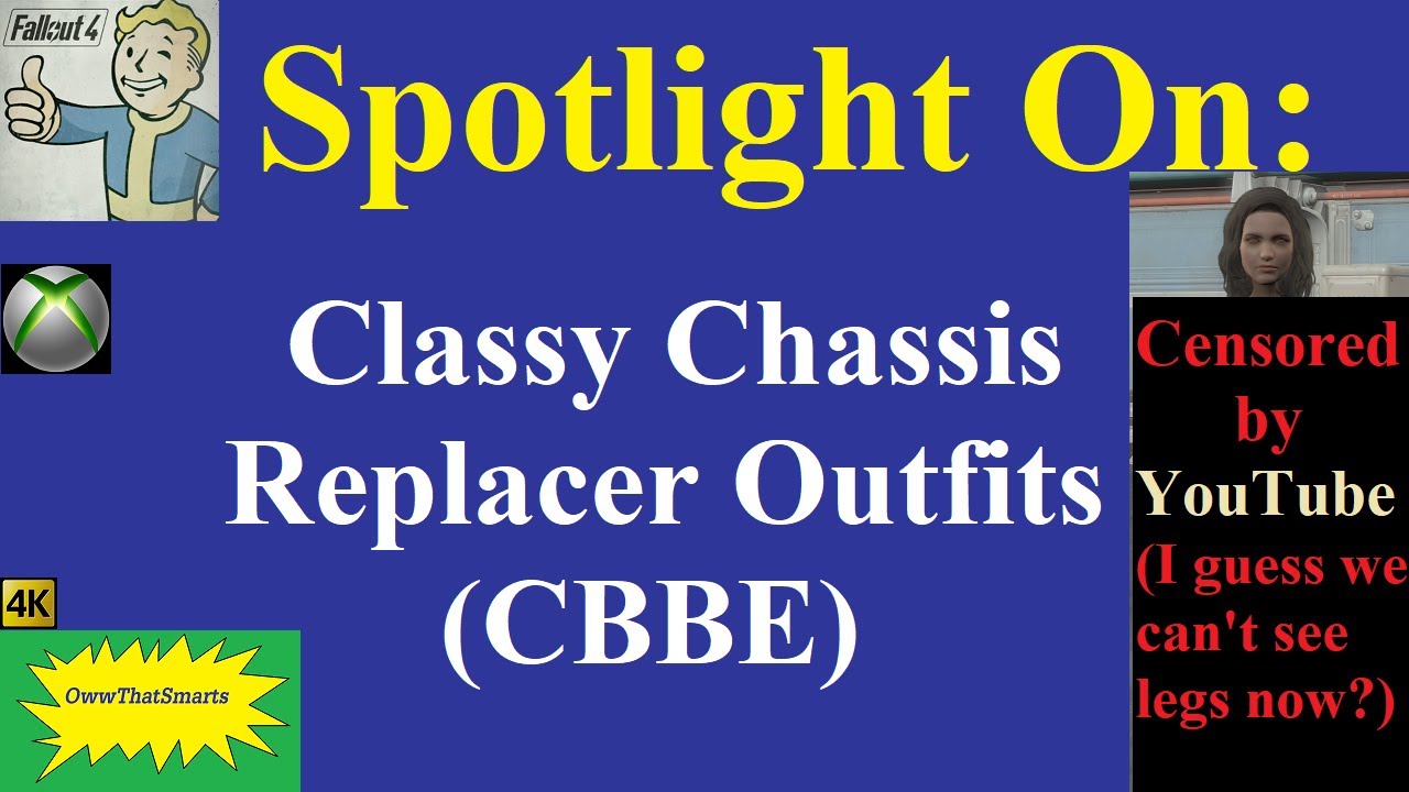 Fallout 4 (mods) - Spotlight On: Classy Chassis Replacer Outfits (CBBE)