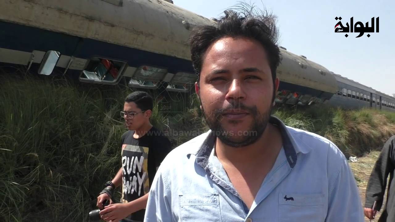 شهود عيان يكشفون سبب انقلاب قطار العياط
