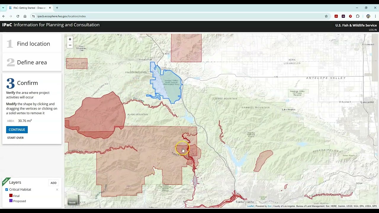 How to Guide: Using IPaC to Generate a Federal Resources List