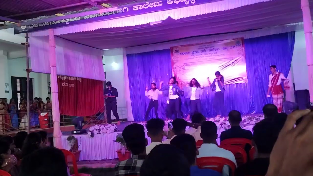 G F G C SULLIA college day|| ||Dance