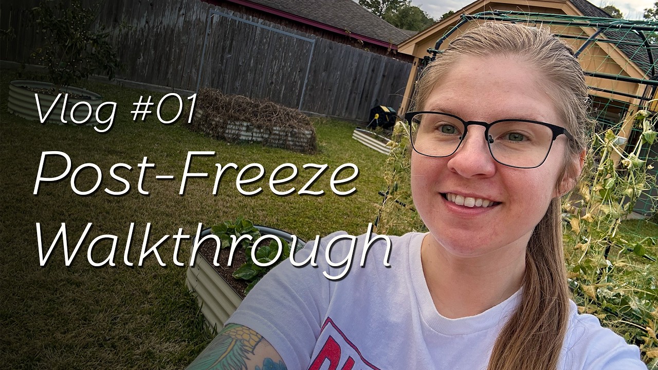 Budlet Garden Vlog #01: Post-Freeze Walkthrough