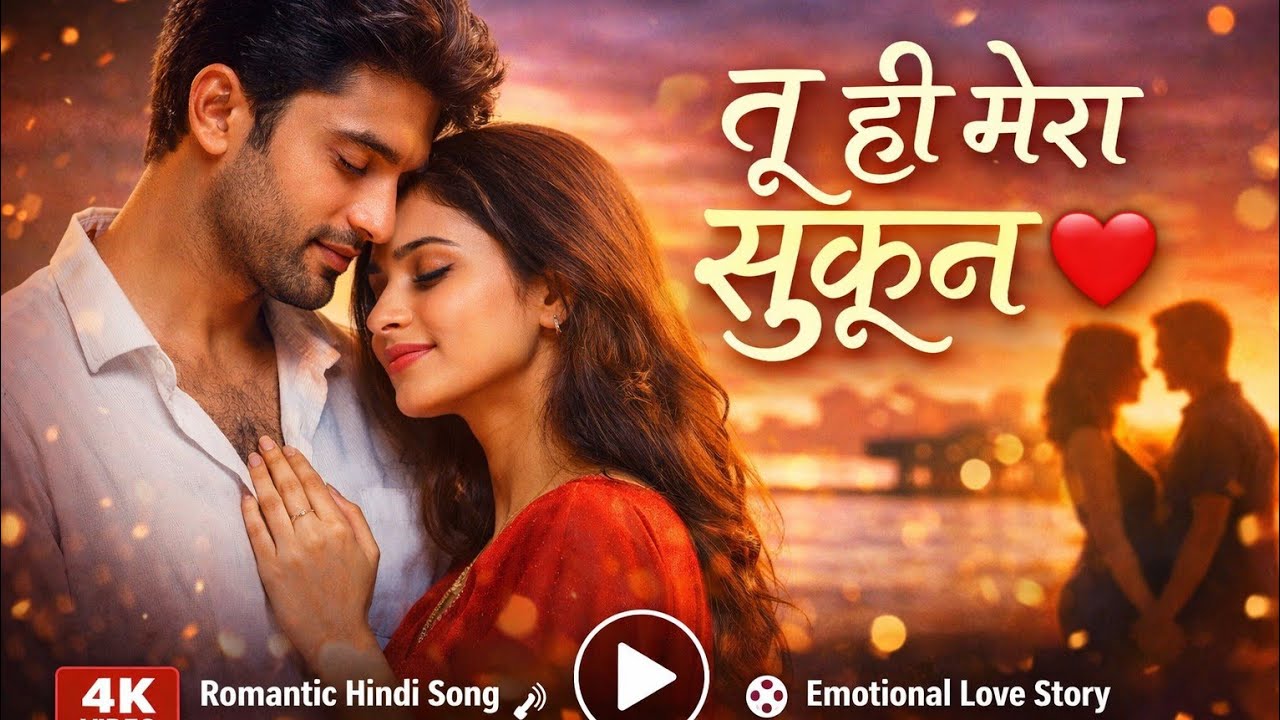 तू ही मेरा सुकून ❤️ | Romantic Hindi Song | Emotional Love Story hindi love song 
