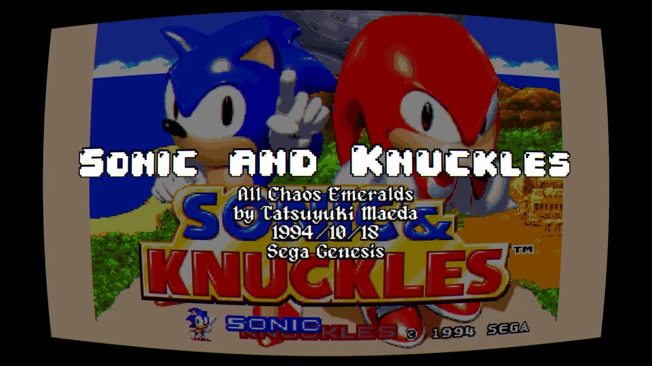 All Chaos Emeralds - Sonic and Knuckles