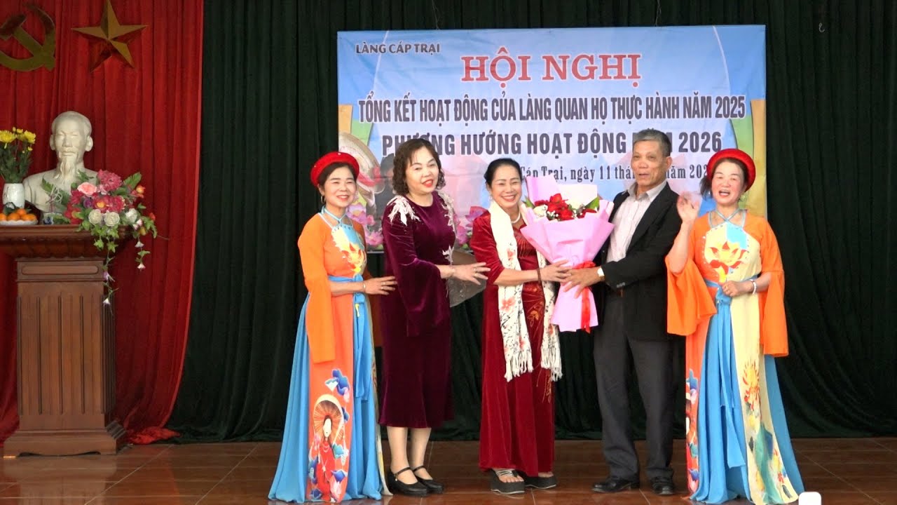 Thôn Cáp Trại, xã Trung Kênh tổ chức Giao lưu văn nghệ năm 2026