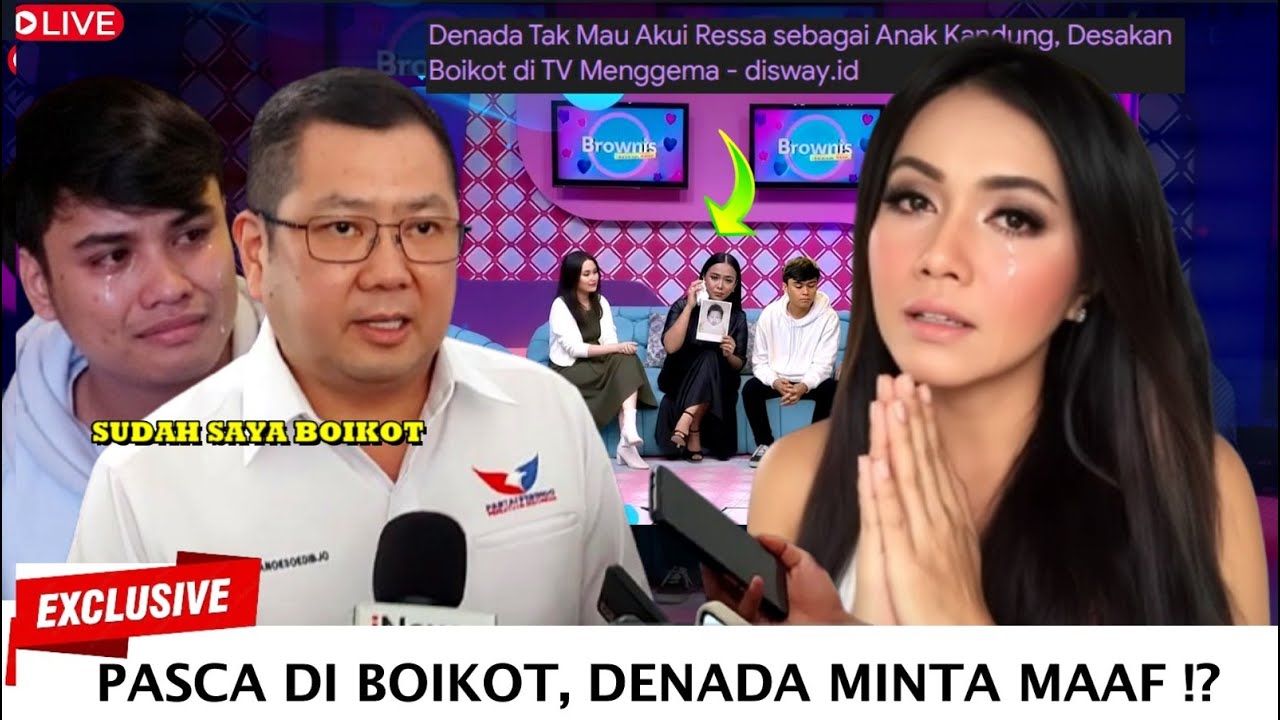 RASAIN! PASCA DI BOIKOT, DENADA AKHIRNYA MINTA MAAF DAN AKUI RESSA ANAKNYA