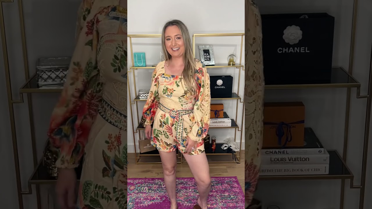 This romper is on Sale! Perfect summer outfit ☀️ #summerfashion #salealert #shorts