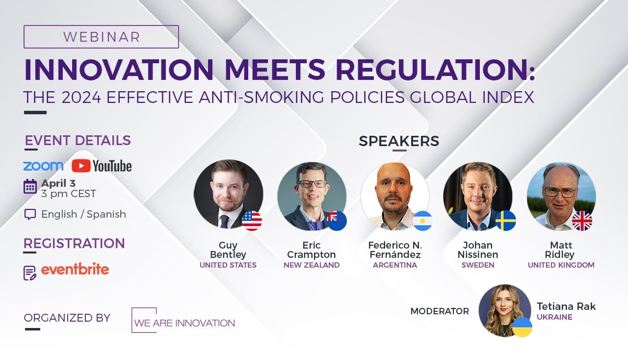 Webinar &laquo;Innovation Meets Regulation: The 2024 Effective Anti-Smoking Policies Global Index&raquo;