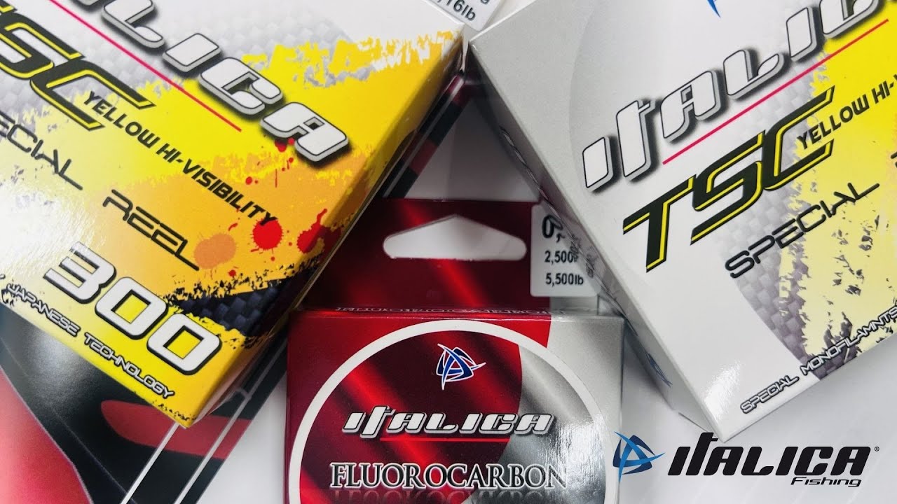 SURFCASTING monofili ITALICA: TSC e FLUORO match race