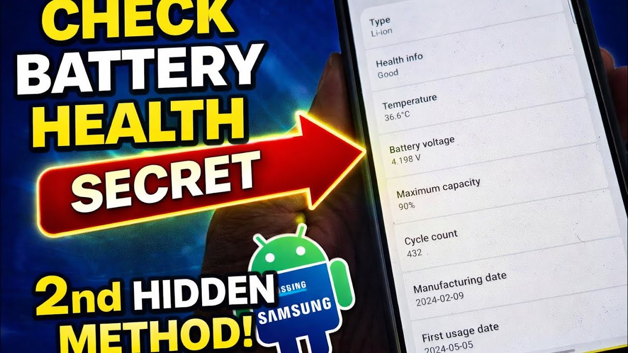 (Malayalam) Samsung Battery Health Check – 2nd Hidden Method (Works on Any Android!)