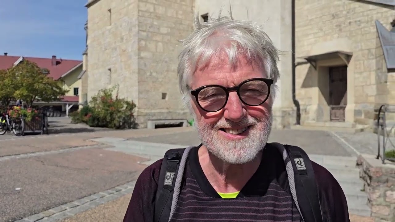 Rad-Pilger in Ma.  Neustift