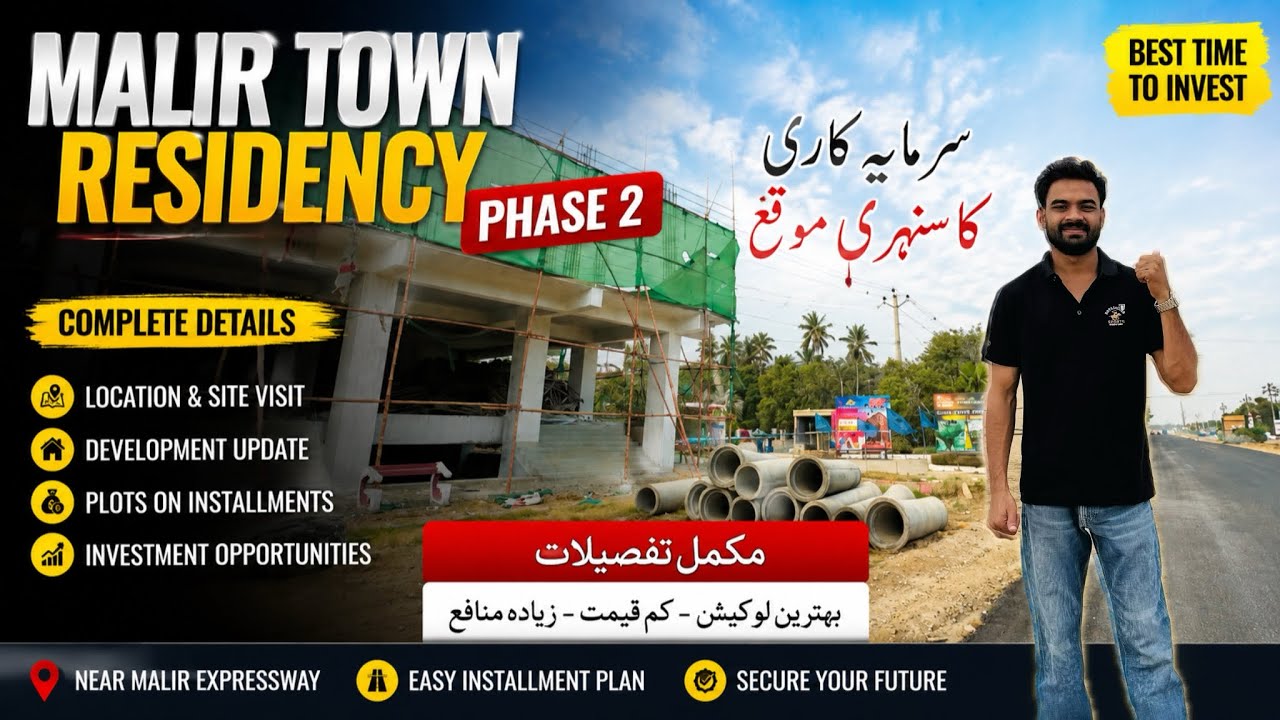     Malir Town Residency Phase 2 Full Tour | Prices, Payment Plan & Investment Guide 