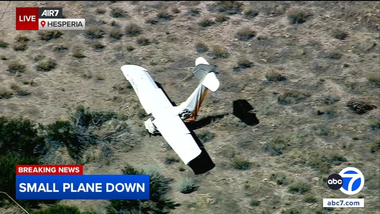 2 dead after small plane crashes in Hesperia