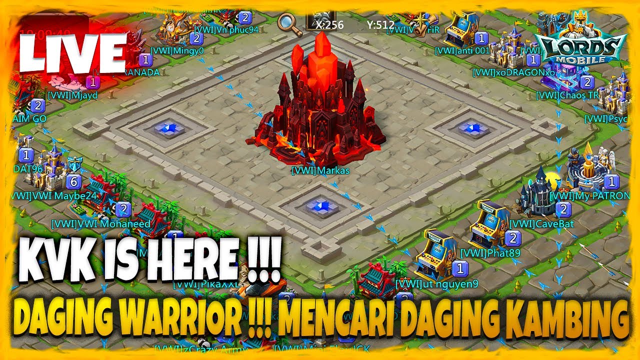 KVK MENCARI DAGING SEGAR !! LETS GO BERBURU !!! - Lords Mobile Indonesia