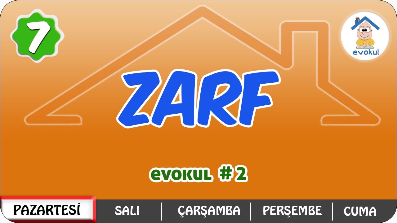 Zarf (Belirteç) | 7. Sınıf #uzaktaneğitim #evokul Kampı