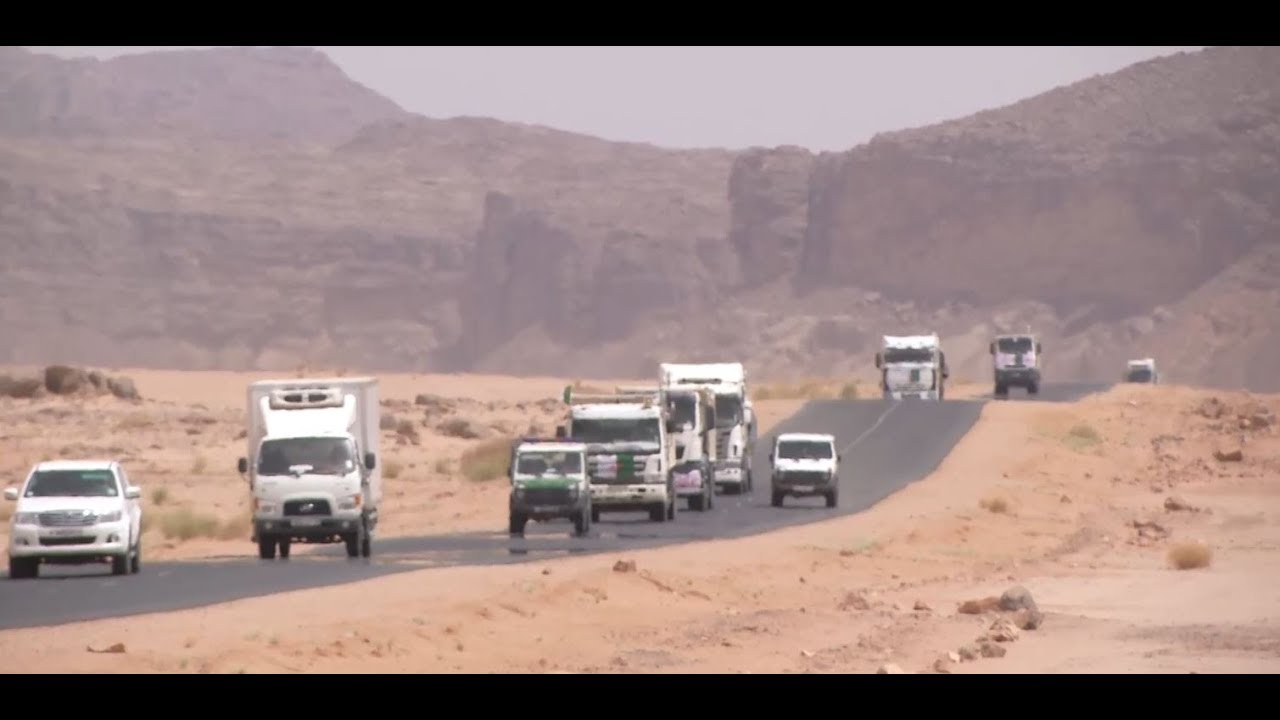 الجزائر ترسل قافلة مساعدات إنسانية عاجلة لسكان منطقة غات الليبية