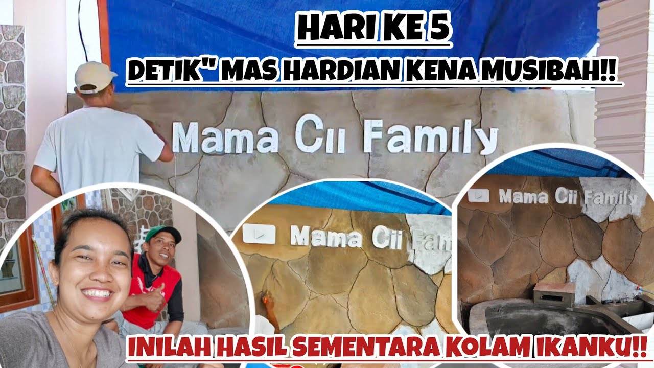 HARI KE 5‼️DETIK-DETIK MAS HARDIAN KENA MUSIBAH WAKTU PROSES PEMBUATAN KOLAM‼️INILAH HASIL SEMENTARA
