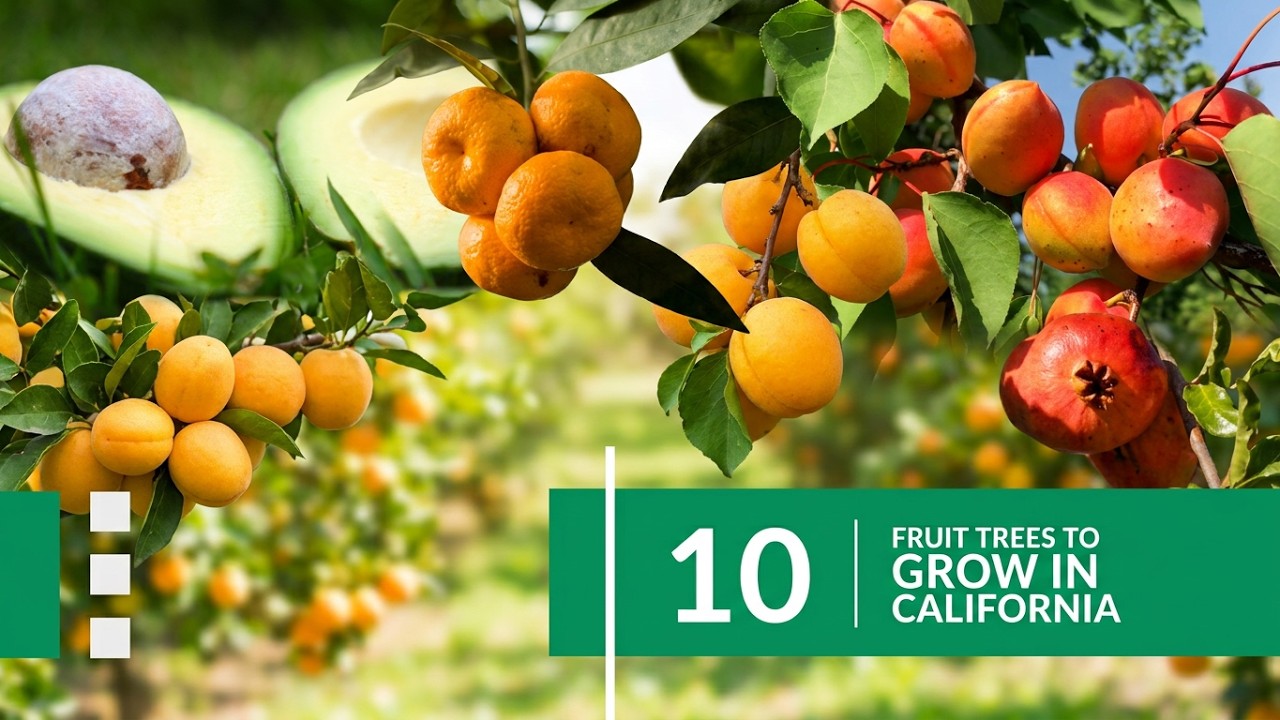 10 Fruit trees to grow in California