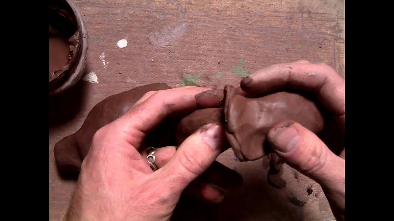 Making an Ocarina Forming the body parts of a fantasy creature (Part 5/7).MOV