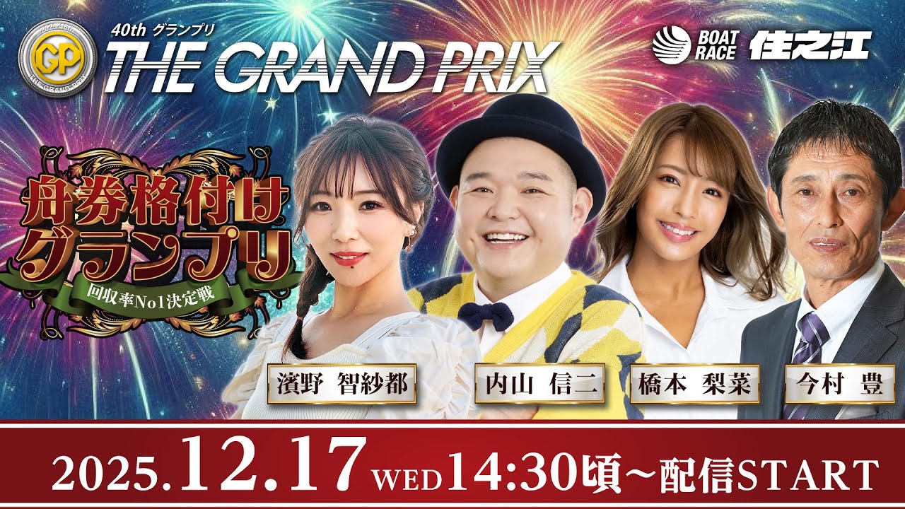 【2日目】SG第40回グランプリ 舟券格付けグランプリ～回収率No.1決定戦～