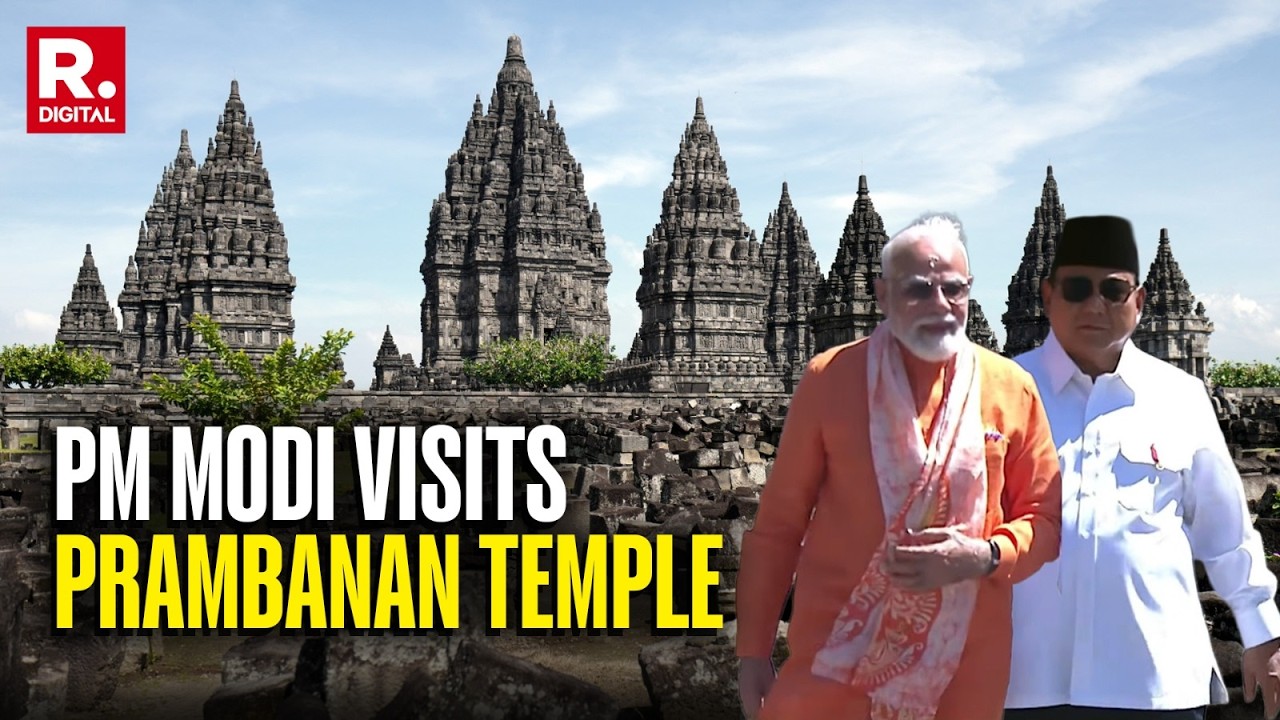 PM Modi, President Subianto Inaugurate The Prambanan Temple Restoration Project In Yogyakarta