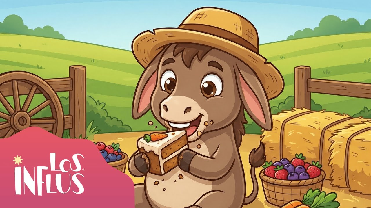 Burrito Golosón 🫏 Canciones para niños 🍰 | Los Influs