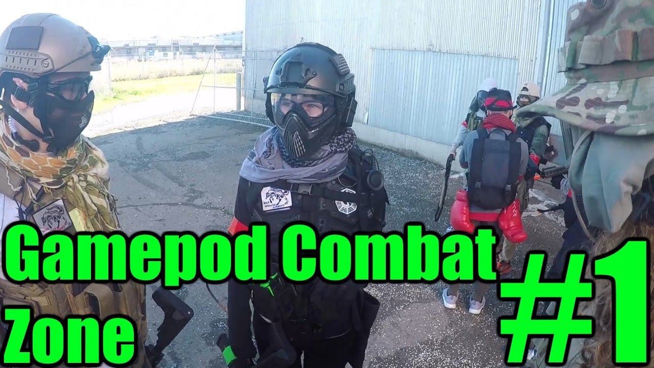 California Gamepod Combat Zone Airsoft Gameplay #1 - The Airport Takeover