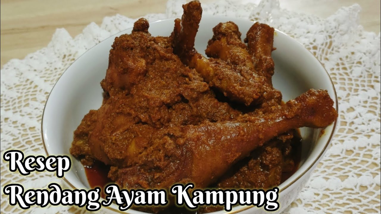 Resep Rendang Ayam Kampung |Menu Spesial Enaknya NampooL