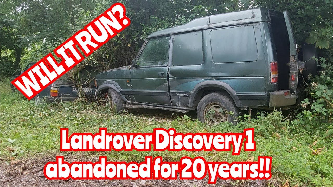 WILL IT RUN? Landrover discovery 1 abandoned on a farm for 20 years!