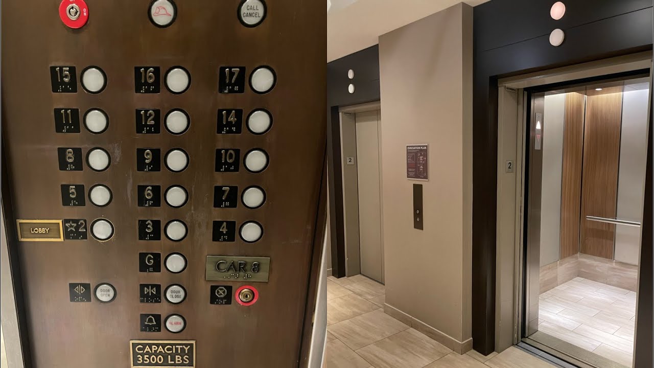 Modernized Dover Traction Elevators @ Hyatt Centric MagMile - Chicago, IL.
