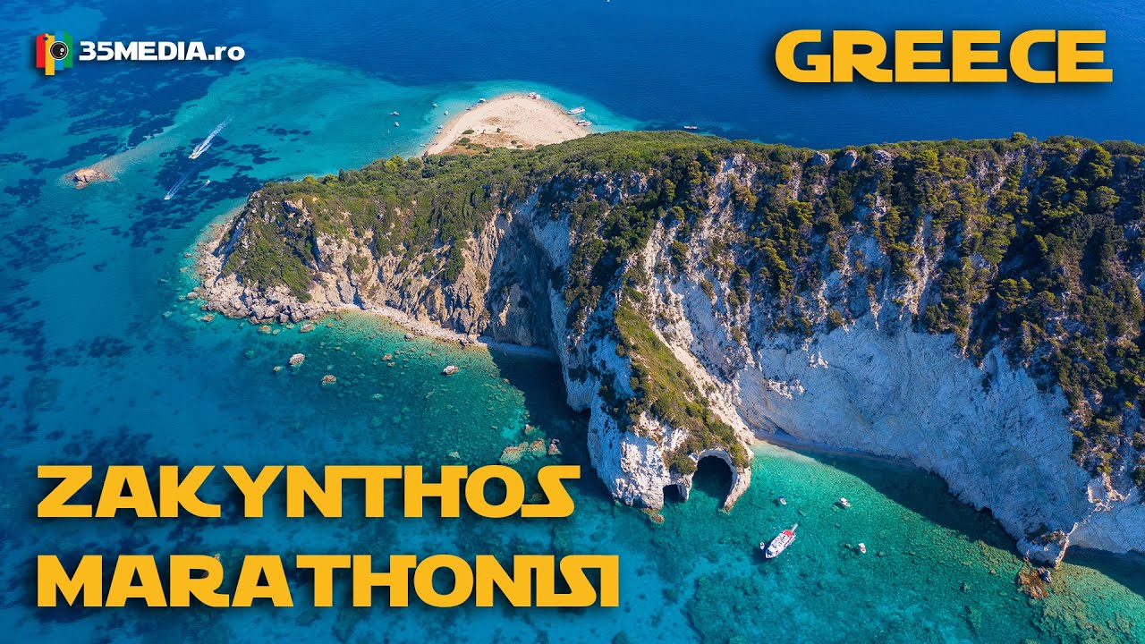 Zakynthos and Marathonisi islands, Greece. 4K from GoPro and drone  | 35media.ro - Created to create