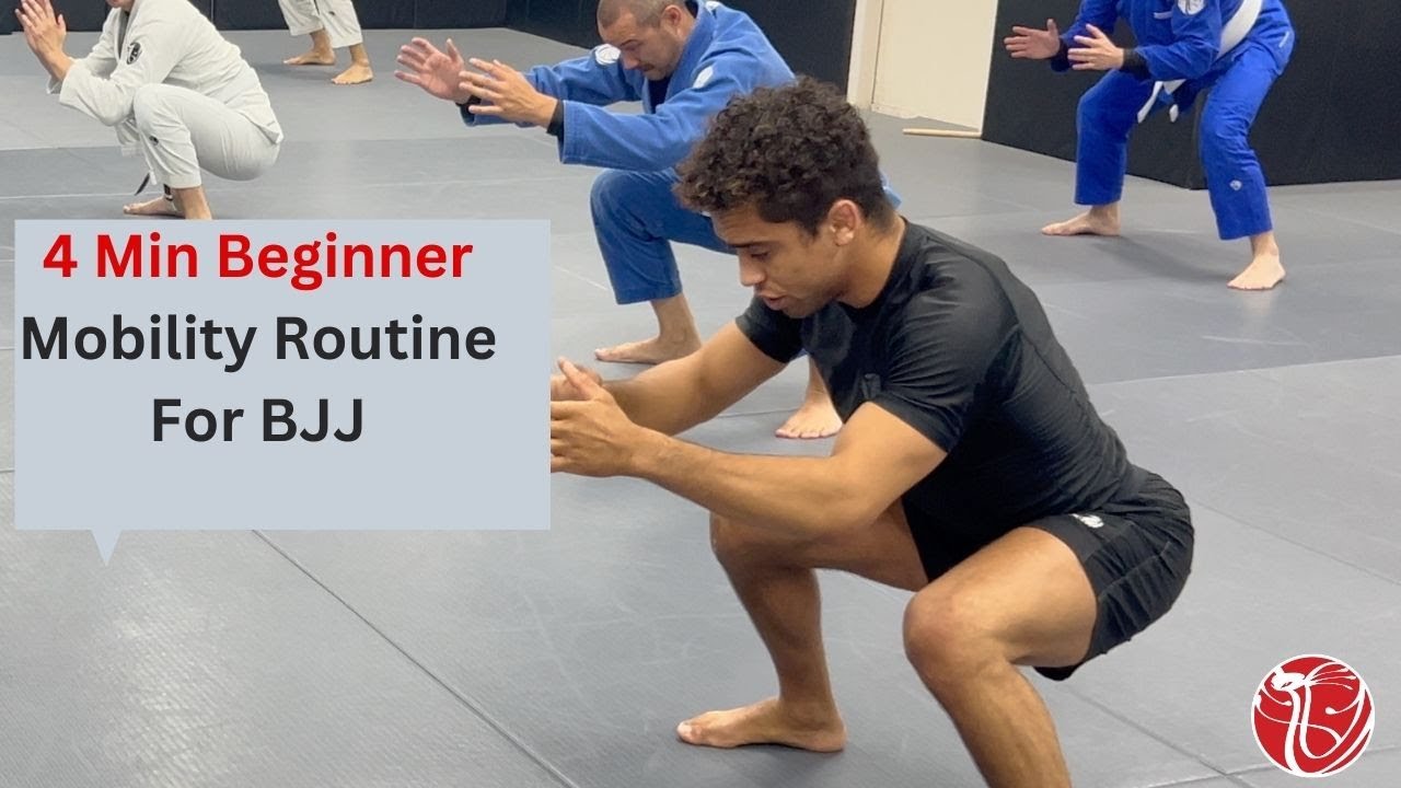 4 Min Beginner Mobility Routine For BJJ | Cobrinha BJJ