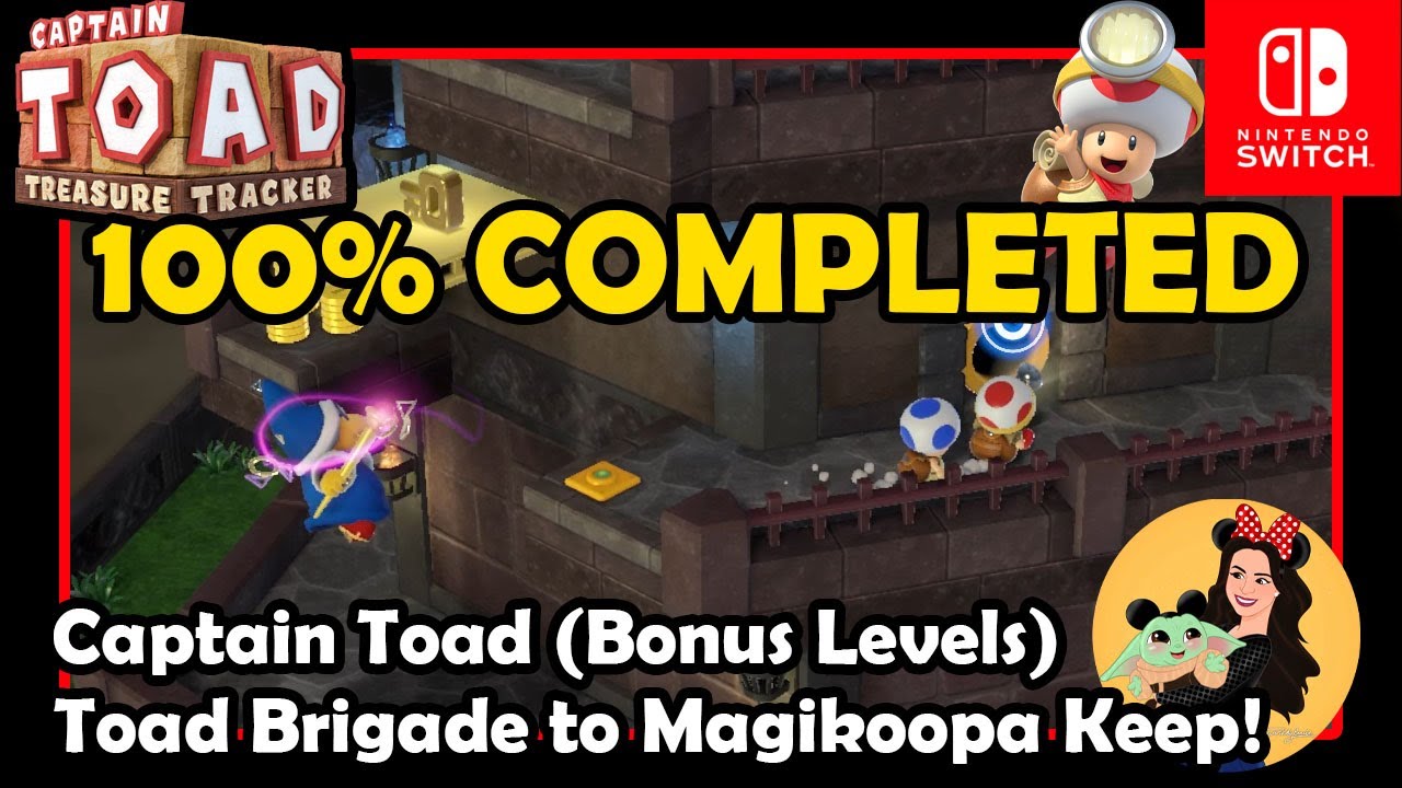 TOAD BRIGADE TO MAGIKOOPA KEEP (BONUS LEVELS 4) - Toads, Star & Bonus - Captain Toad