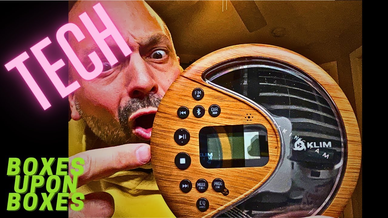 KLIM Discover wood grain CD player review.  The best portable CD player since CDs were invented.