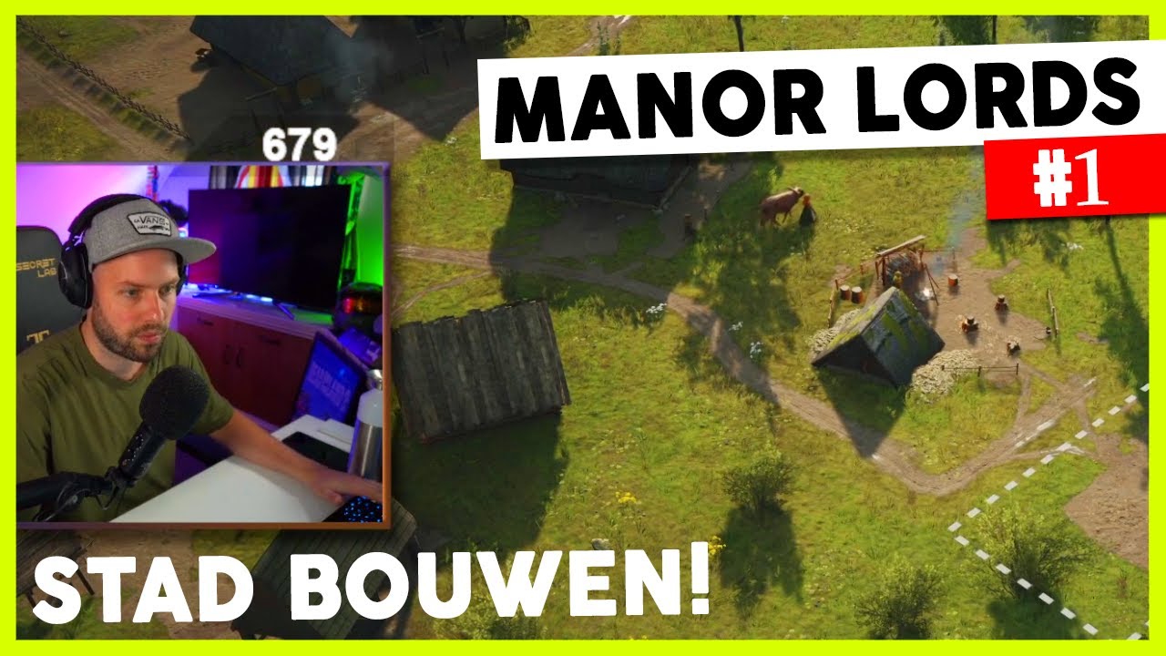 Manor Lords #1 - EEN STAD BOUWEN IN DE MIDDELEEUWEN!