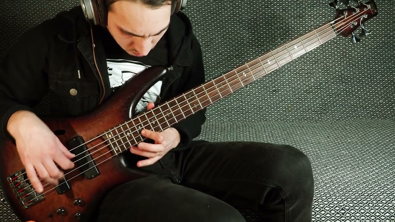 Obscura - The Monist (bass cover) (progressive metal)