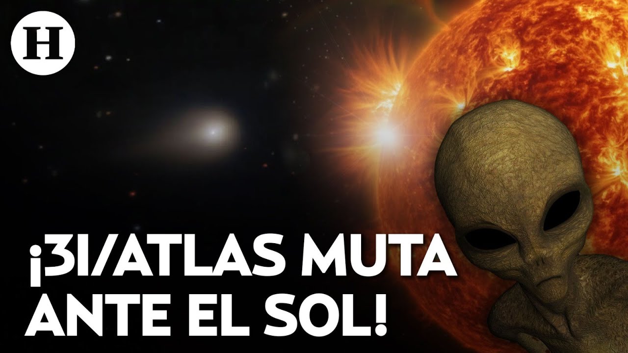 ¿Prueba de que viene de otro planeta? 3I/Atlas cambia su forma ante el Sol y revelaría su origen