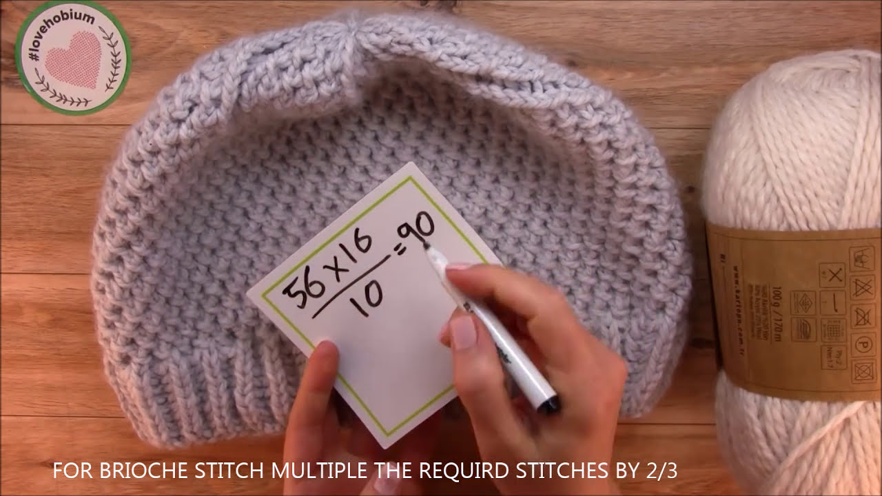 How Many Stitches to Cast On? Simple Knitting Guide | Knit a Slouchy Beanie Hat (LV- Part 1 of 4)