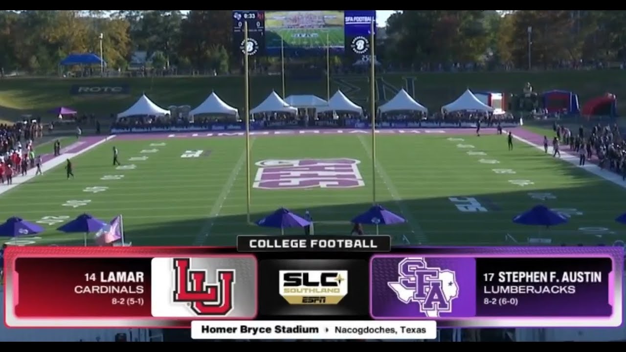 NCAAF 2025 W12 Lamar vs Stephen F. Austin