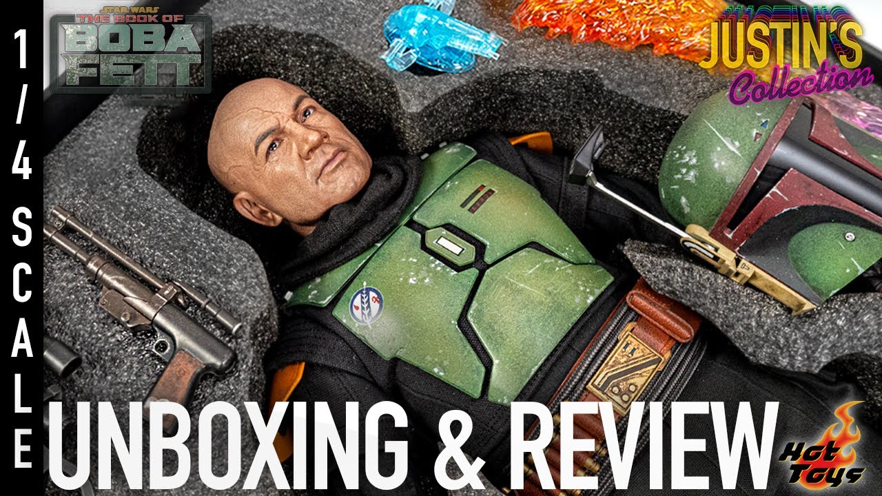 Hot Toys Boba Fett The Book of Boba Fett 1/4 Scale Figure Unboxing & Review