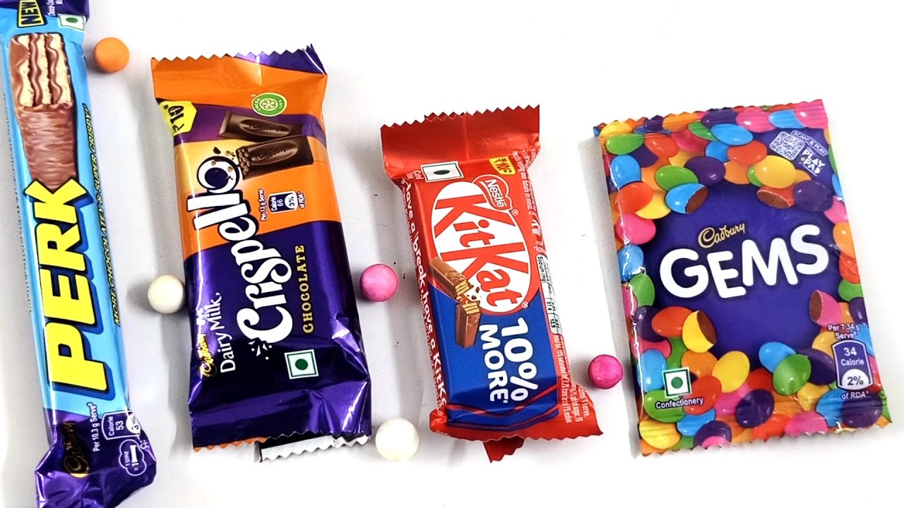 Perk Vs Crispello Vs Kitkat Vs Gems